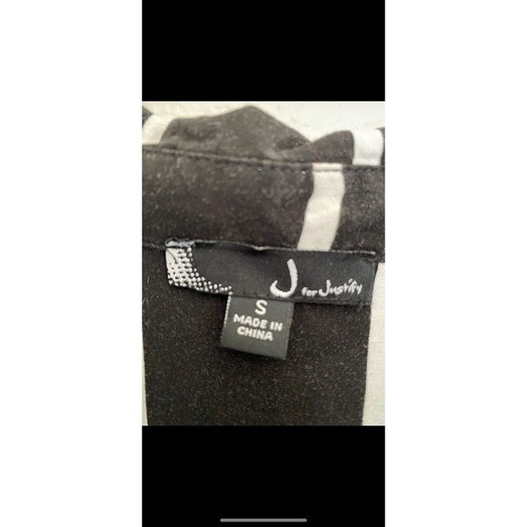 J for Justify Striped Button Front long sleeve Shirt Dress Size - S - Picture 6 of 6